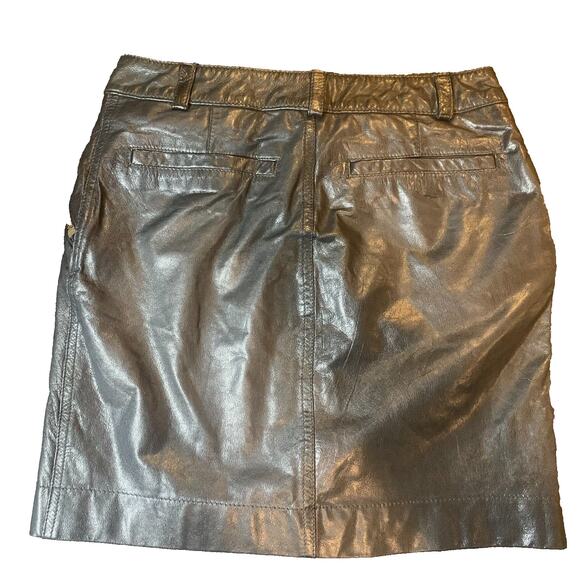 For Joseph leather Mini skirt Size 0, Excellent condition - Picture 3 of 3